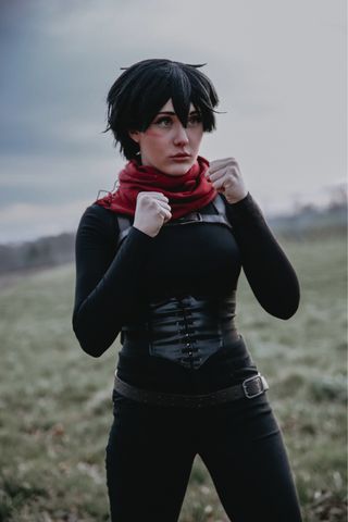Mikasa e su casa