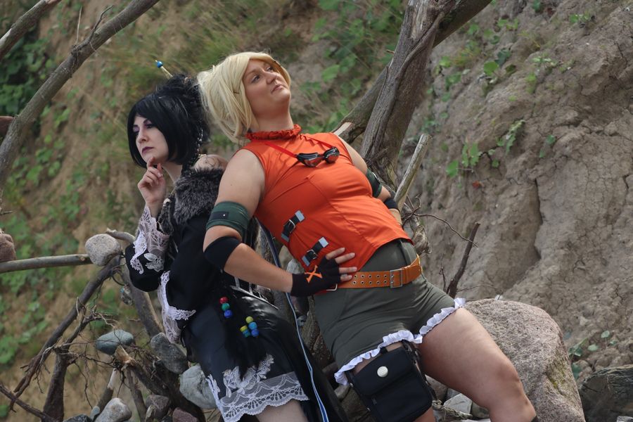 Amy-sama - Rikku mit Yuna&Lulu