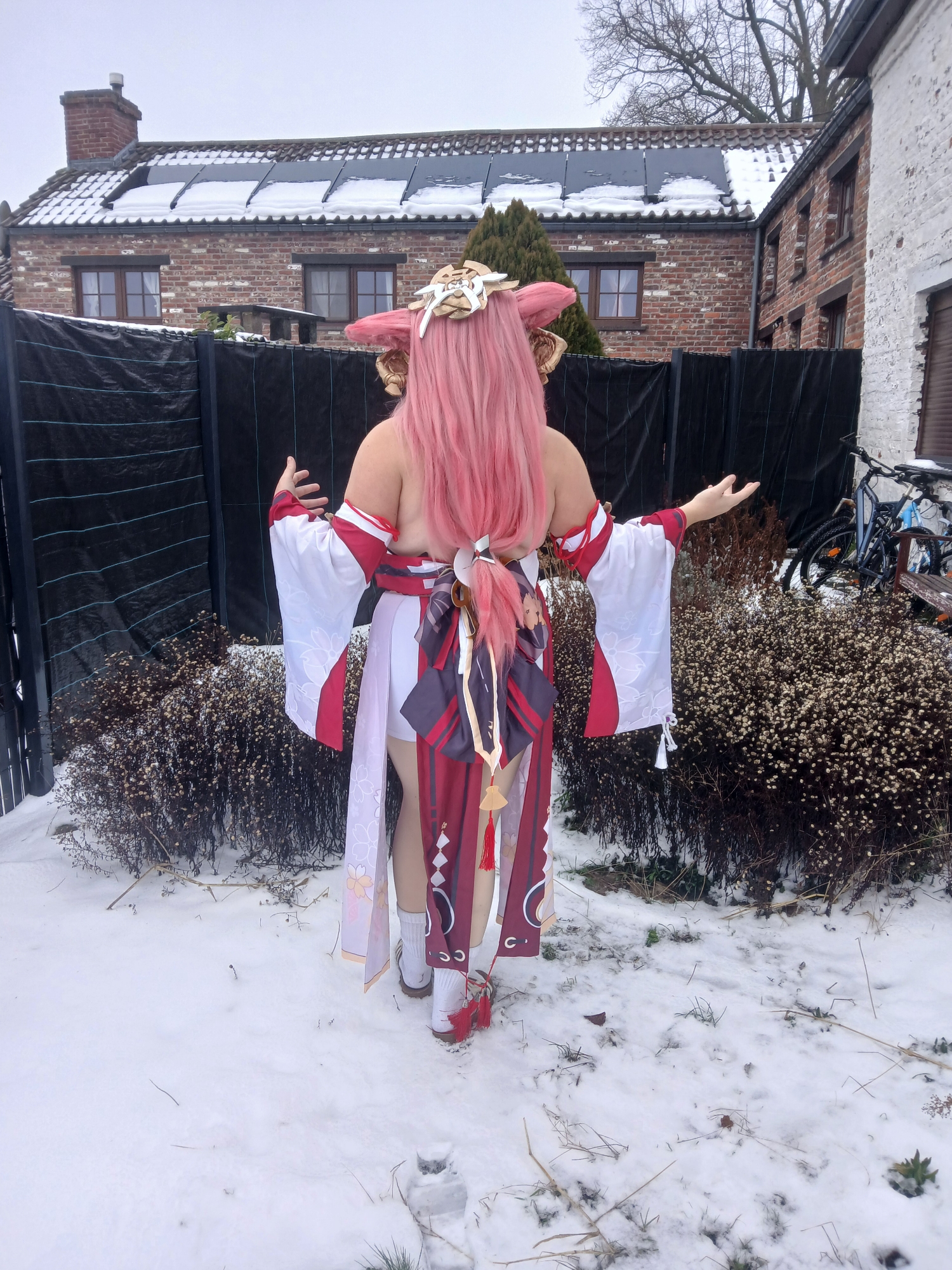Yae miko in snow — photo 22