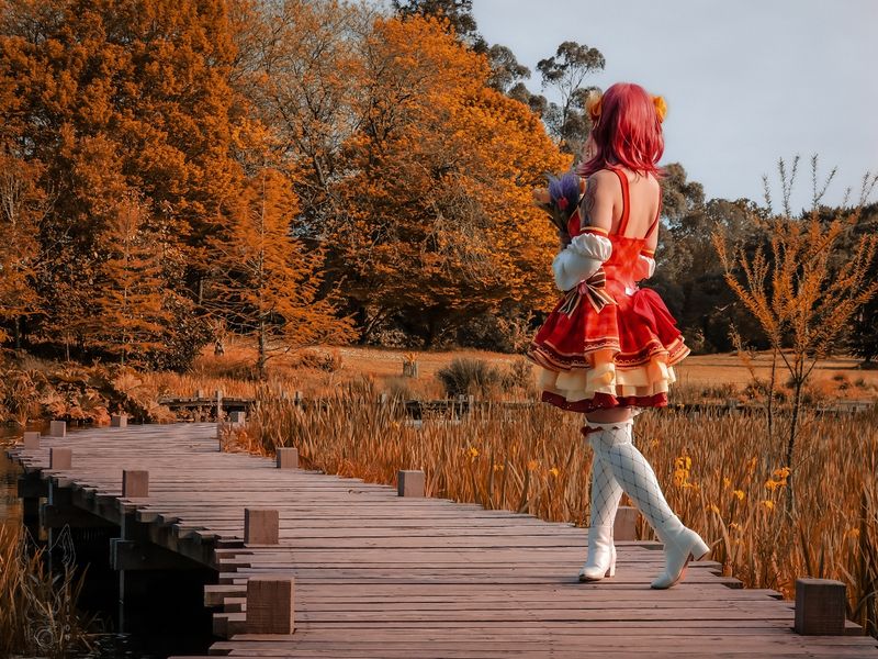 Wildshine_cosplay - Maki flower bouquet 