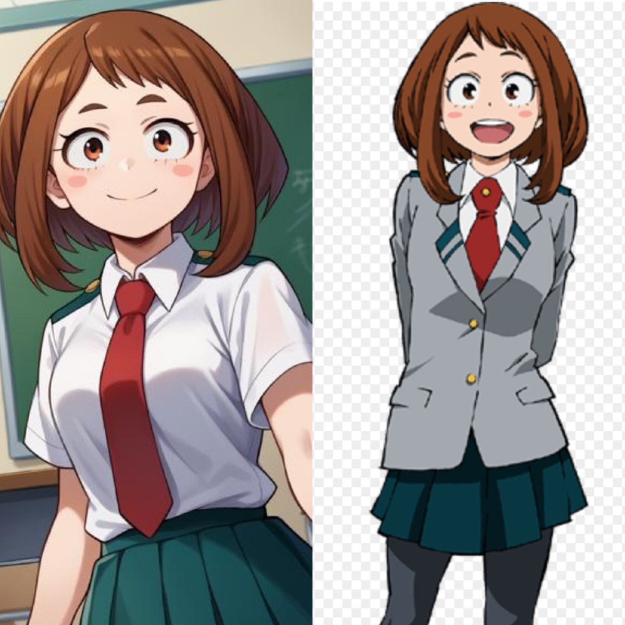 Ochaco uniforme vers.