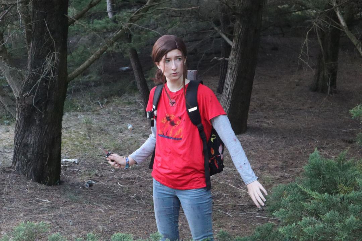 Ellie TLOU forest - Photo 11