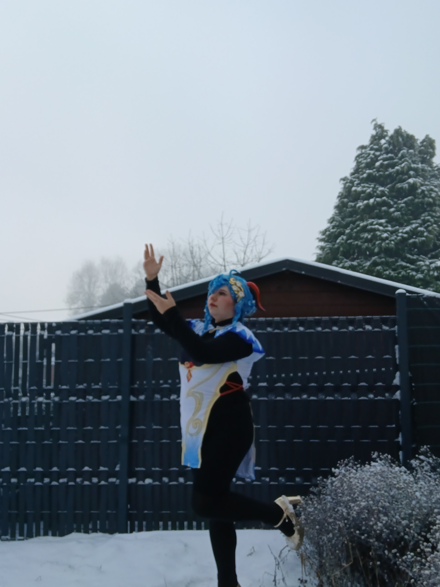 Ganyu in snow — photo 32