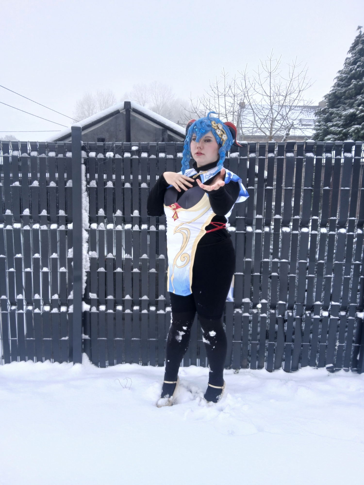 Ganyu in snow — photo 34