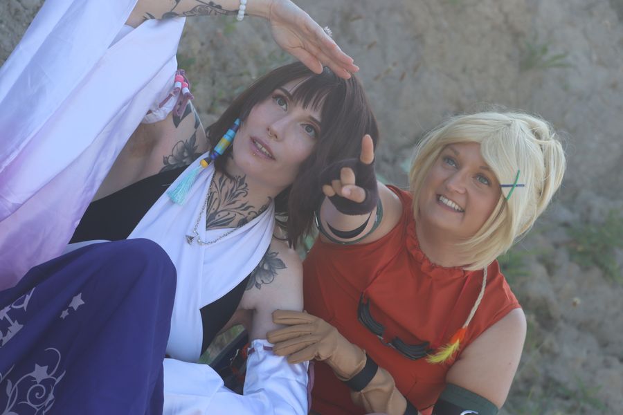 Amy-sama - Rikku mit Yuna&Lulu