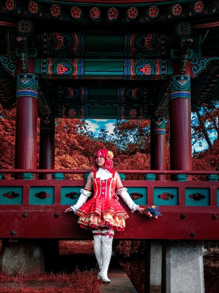 Wildshine_cosplay - Maki flower bouquet 