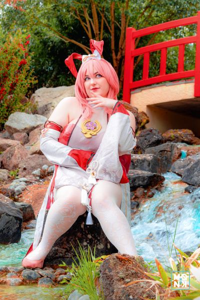 Shai_na - Yae miko Bunny