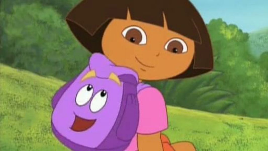 Dora and her backpack — illustration 1