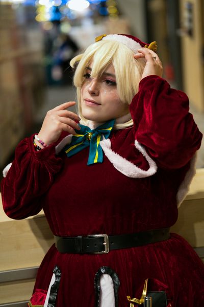 Ahirunoko_cos - Klee noel gir