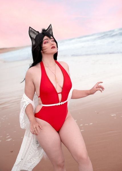 Texou_cosplay - Ahri pool party 2024