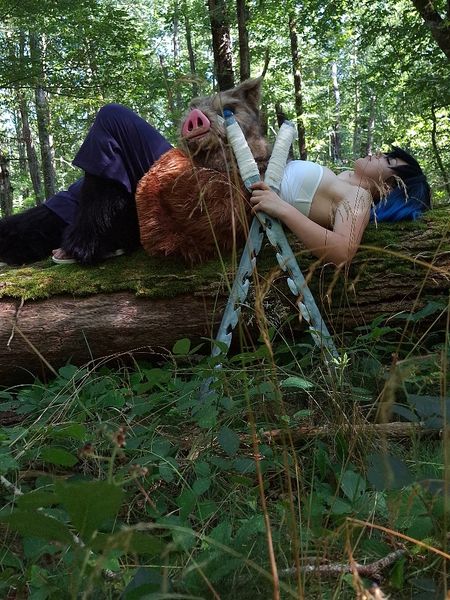 Ruby.cosplay.creations - Inosuke en forêt 