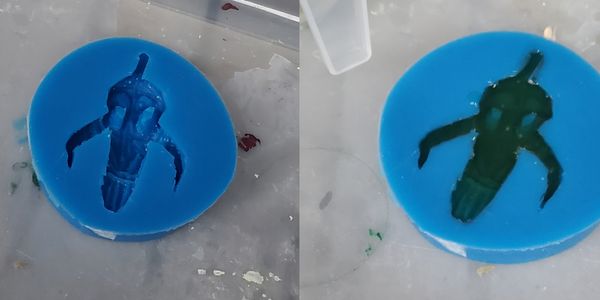 Resin drawing — illustration 1