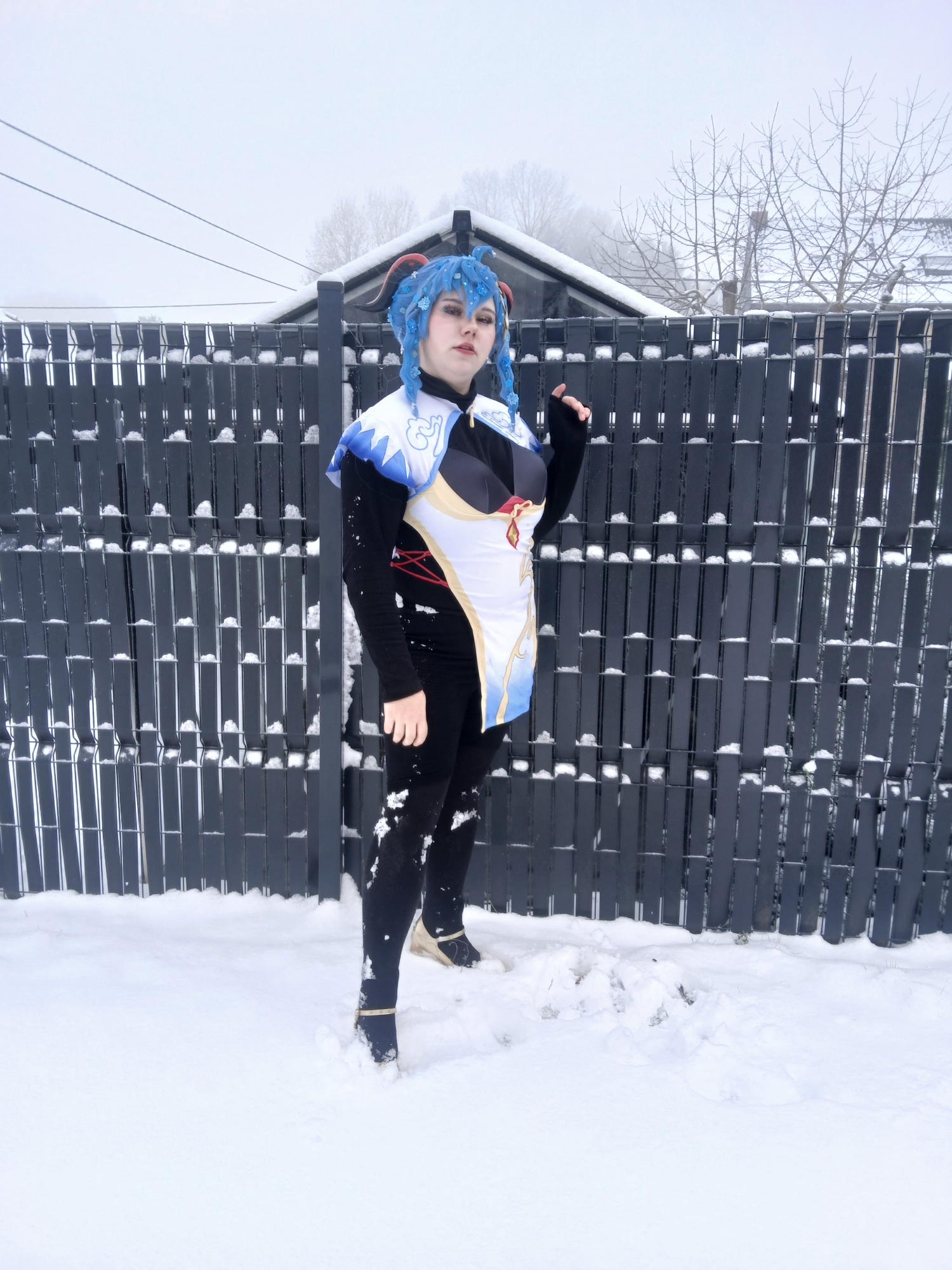 Ganyu in snow — photo 25