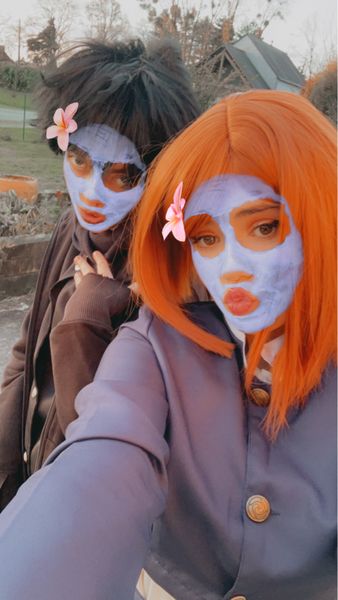 ✨aki_cosplay✨ - nobara and megumi 