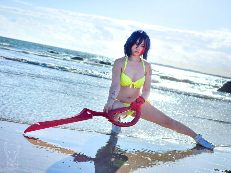 Wildshine_cosplay - Ryuko swimsuit
