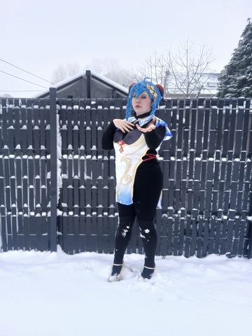 Ganyu in snow