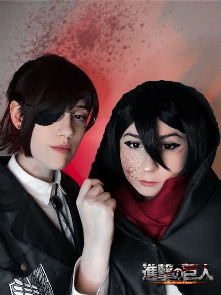 Neon_ - Mikasa & Hange 