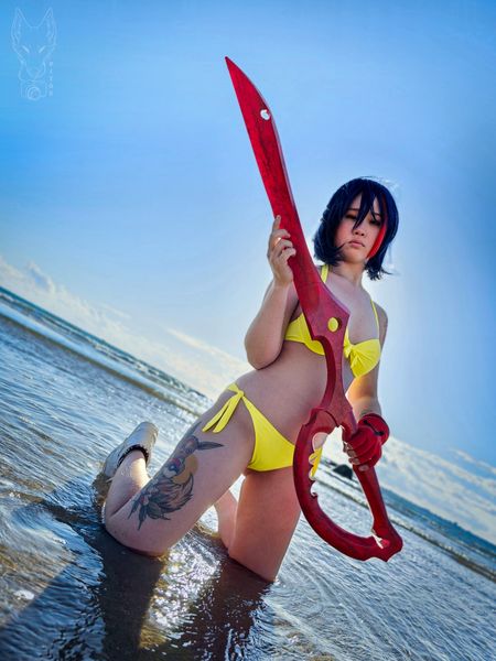 Wildshine_cosplay - Ryuko swimsuit