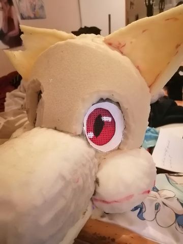 Confection tête fursona