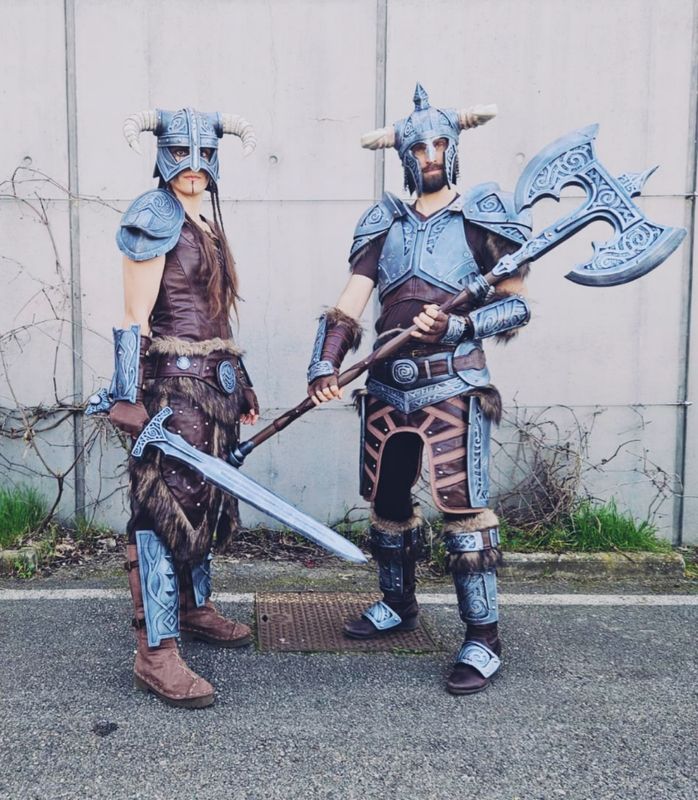 Hanabi_no_cosplay – Skyrim duo