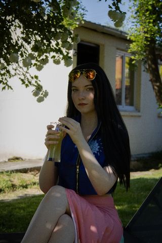 Robin in garden