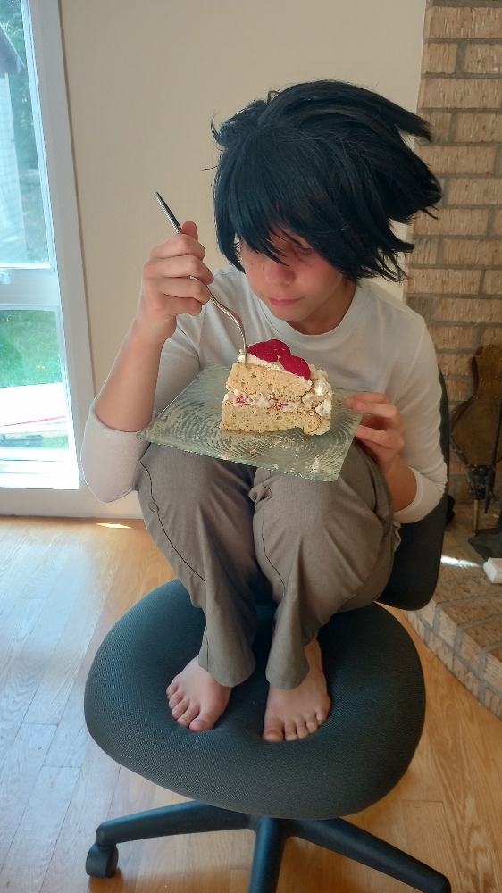 L avec gâteau  - Photo 2