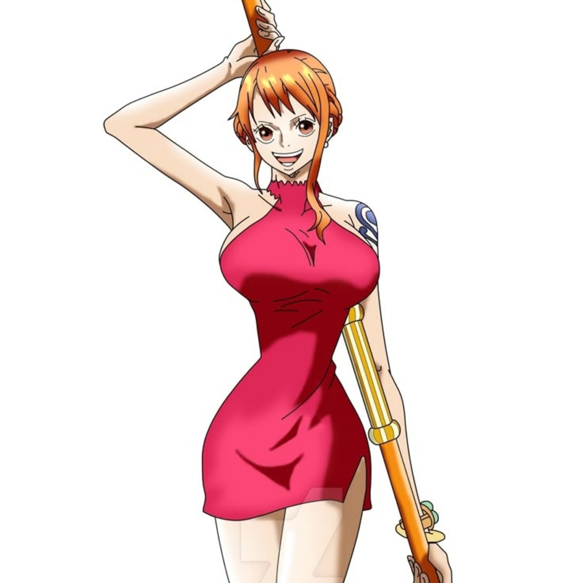 Nami red dress