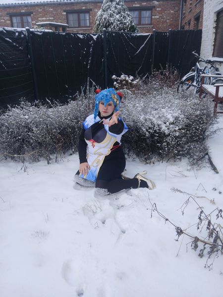 _fluffy_kiddo_ - Ganyu in snow