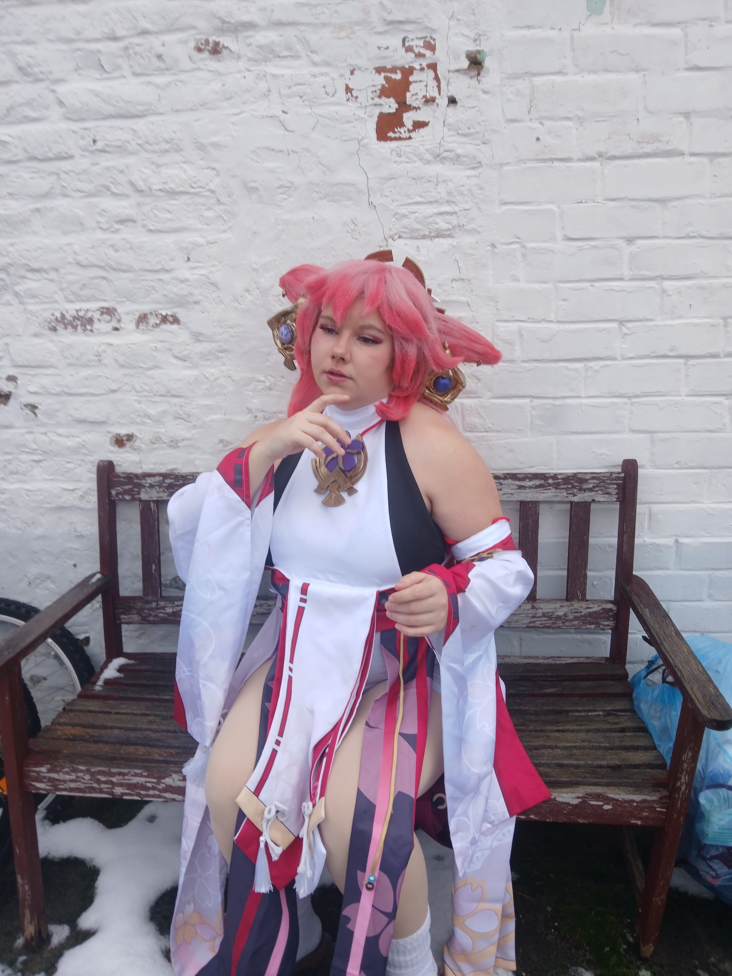 Yae miko in snow - Photo 18