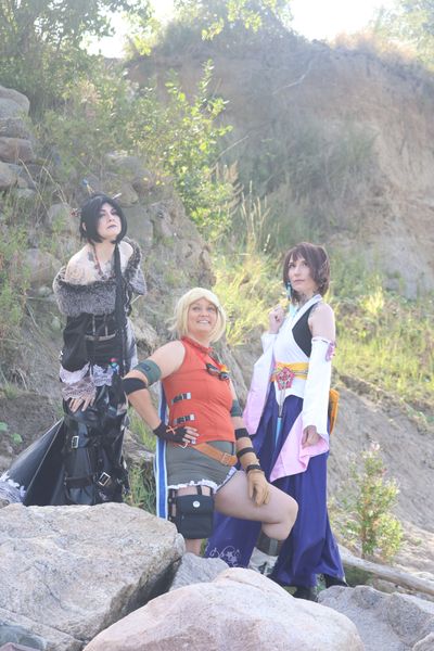 Amy-sama - Rikku mit Yuna&Lulu