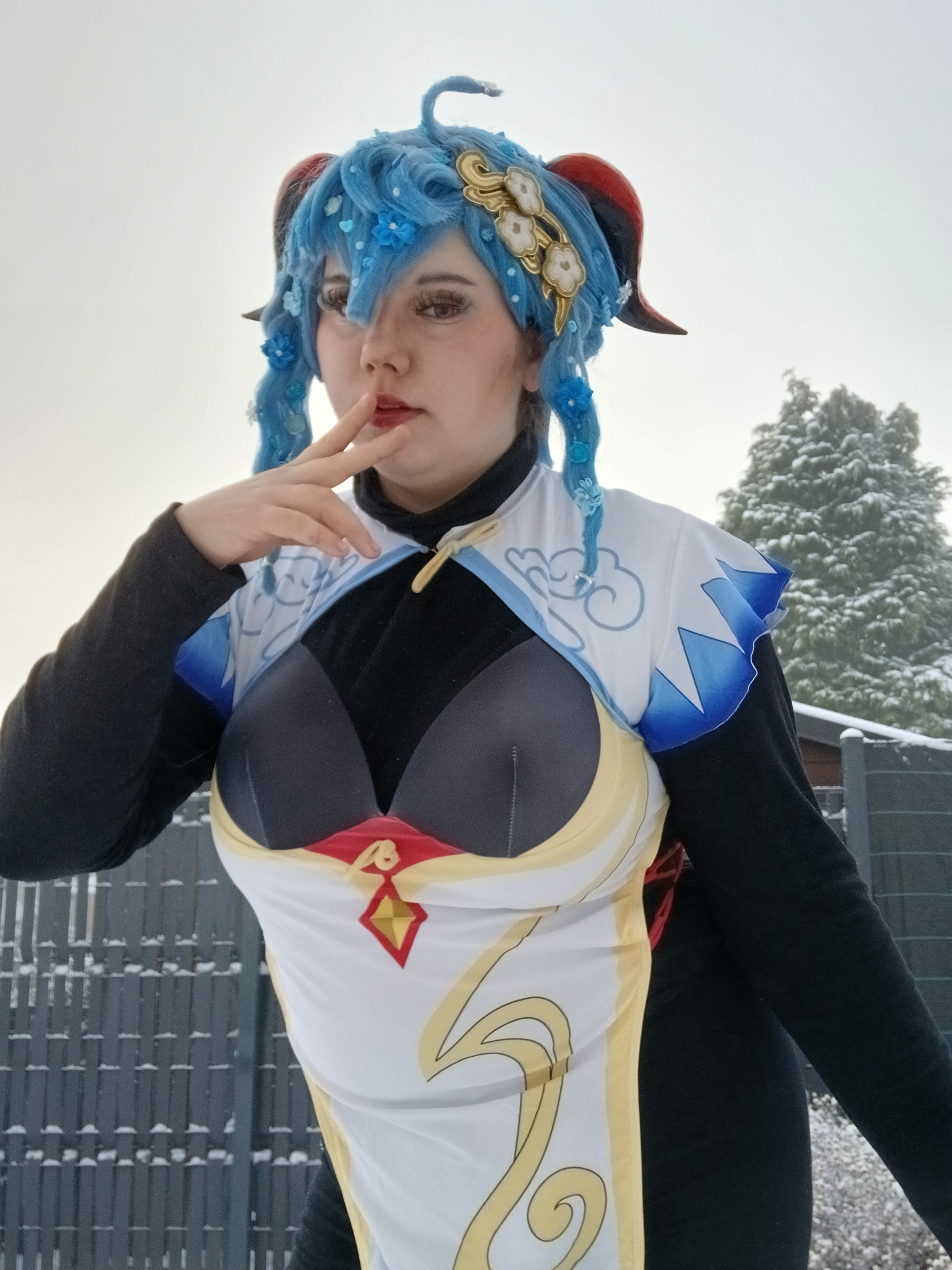 Ganyu in snow - Photo 7