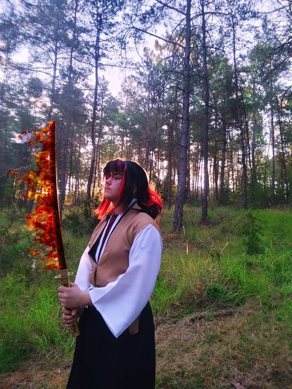 Ryujin_cos – Yoriichi en forêt 
