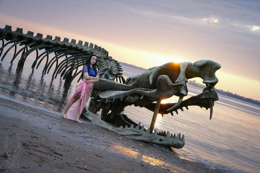 Wildshine_cosplay - Nico Robin swimsuit