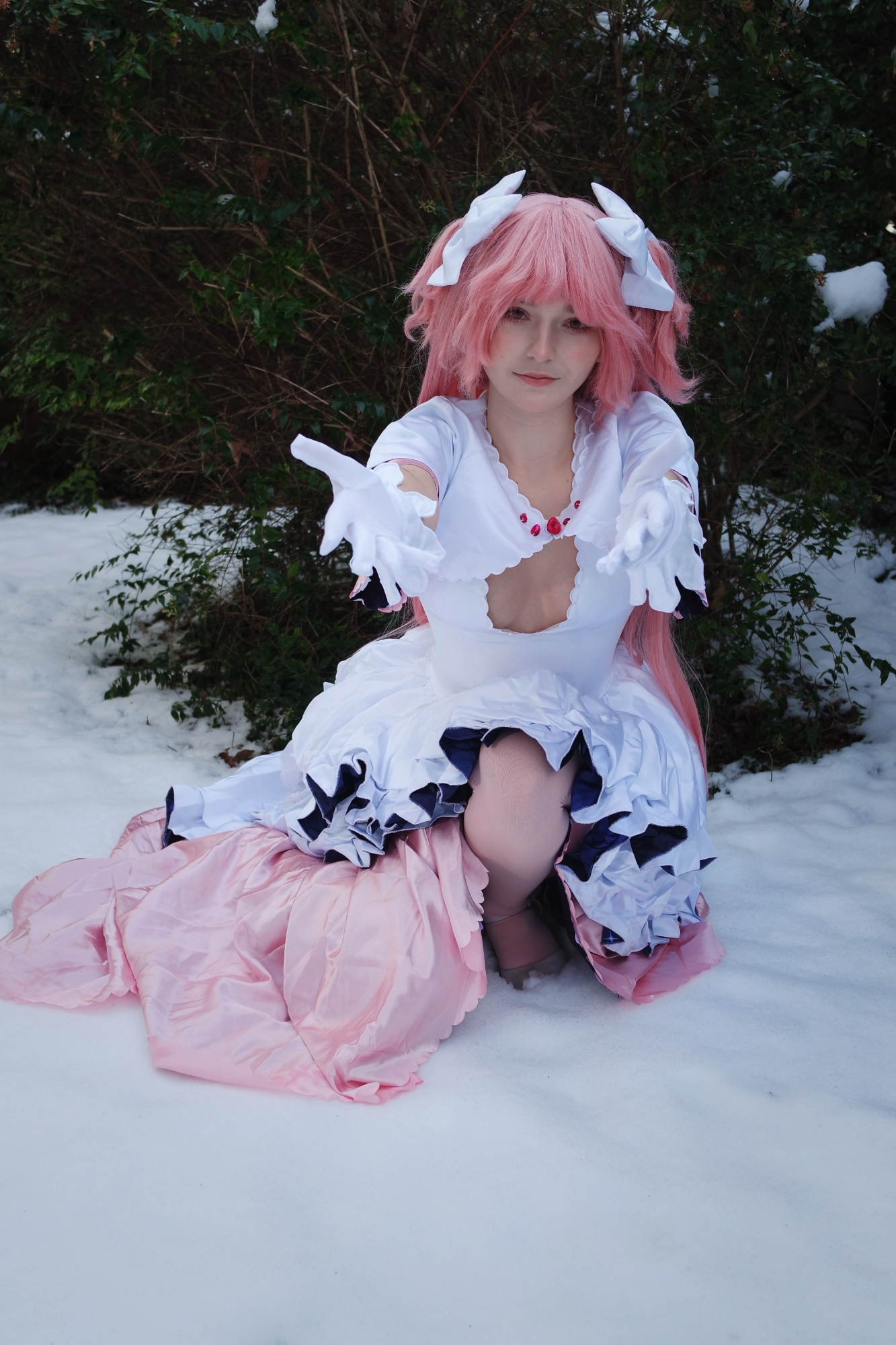 Snowy day w Madoka — photo 10