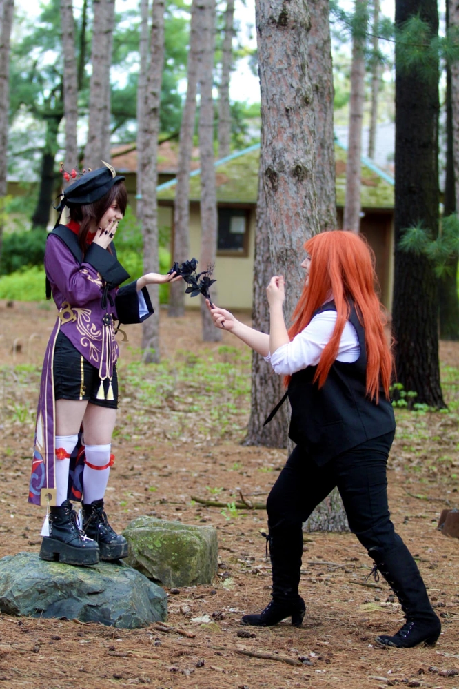 Hu Tao x Makima - Photo 38