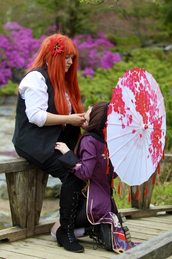 Hu Tao x Makima - Photo 14