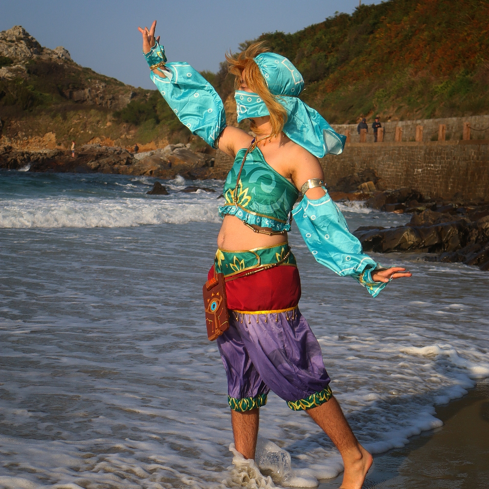 Link gerudo plage