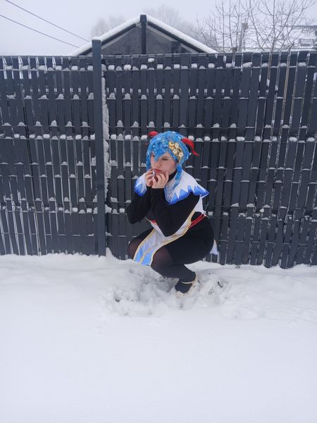 _fluffy_kiddo_ - Ganyu in snow