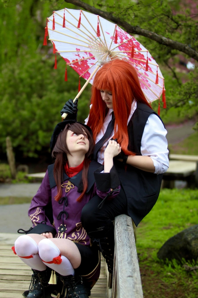 Hu Tao x Makima - Photo 44