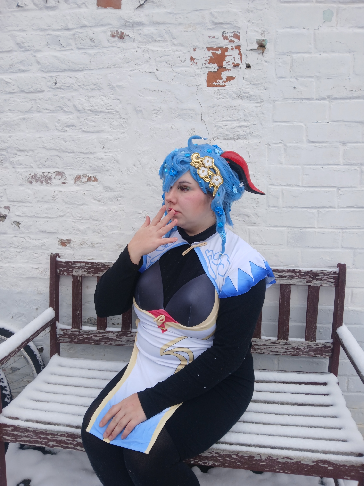 Ganyu in snow - Photo 15