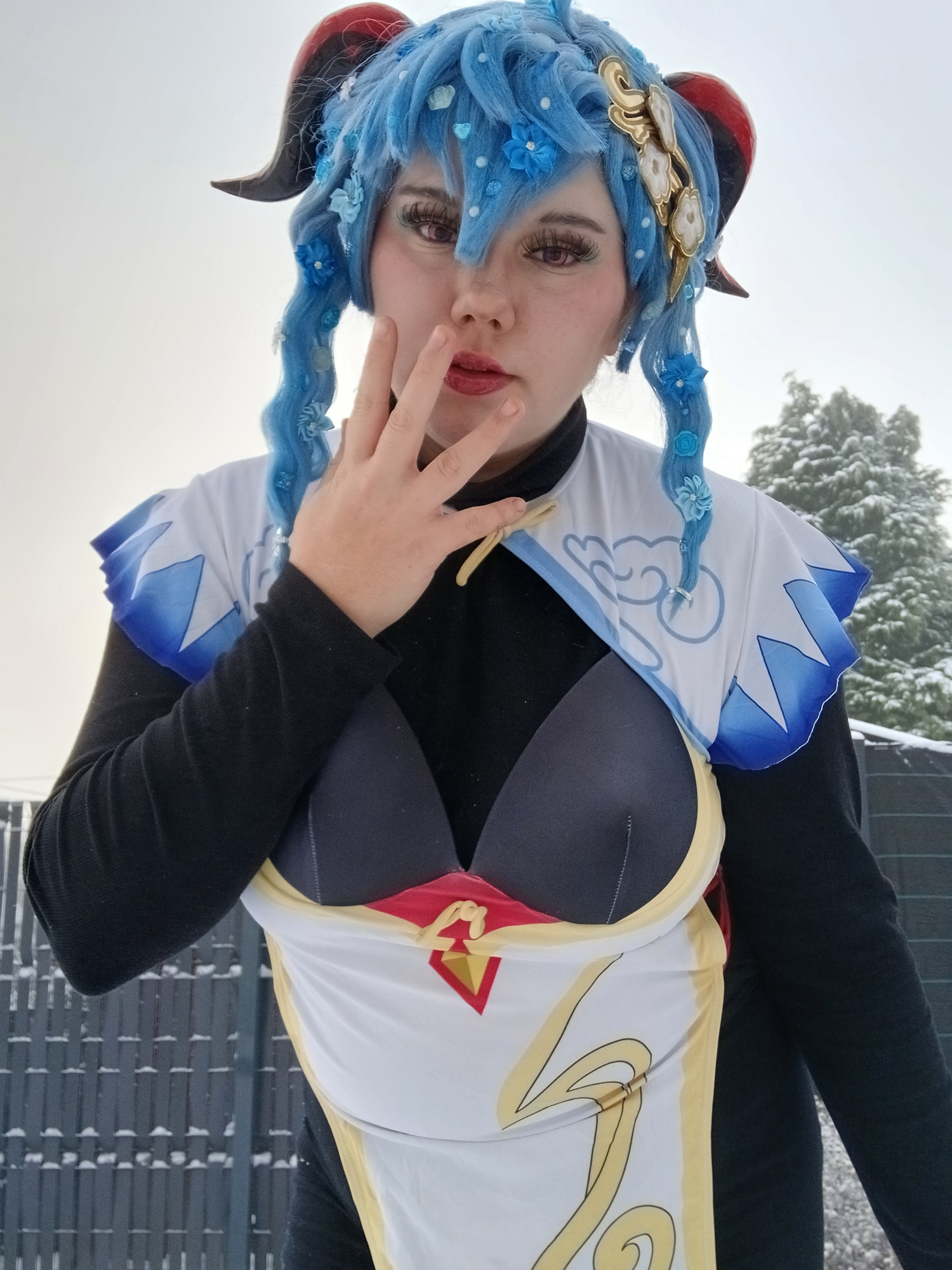 Ganyu in snow - Photo 43