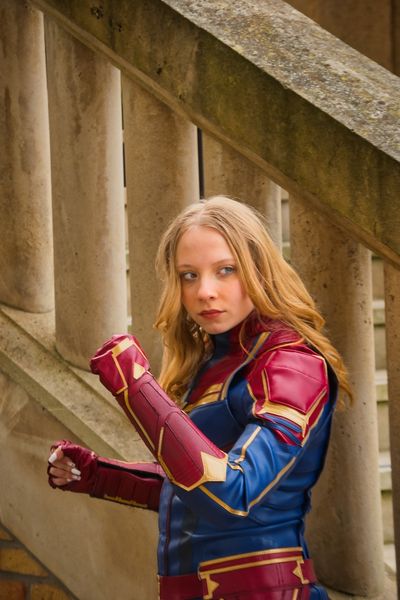Nicosplay_ - Spidey & Capt Marvel
