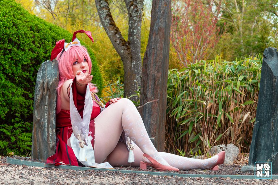 Shai_na - Yae miko Bunny