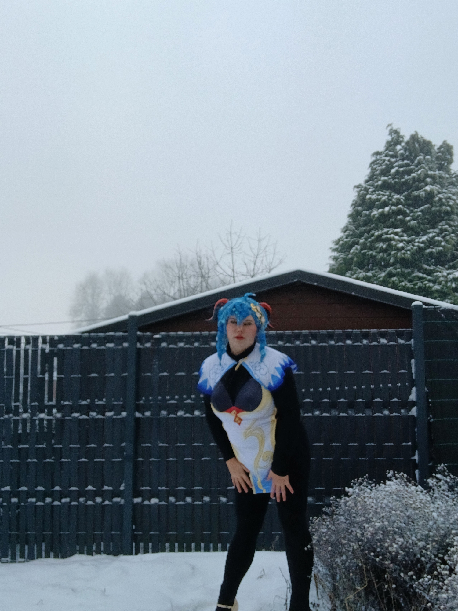 Ganyu in snow — photo 55