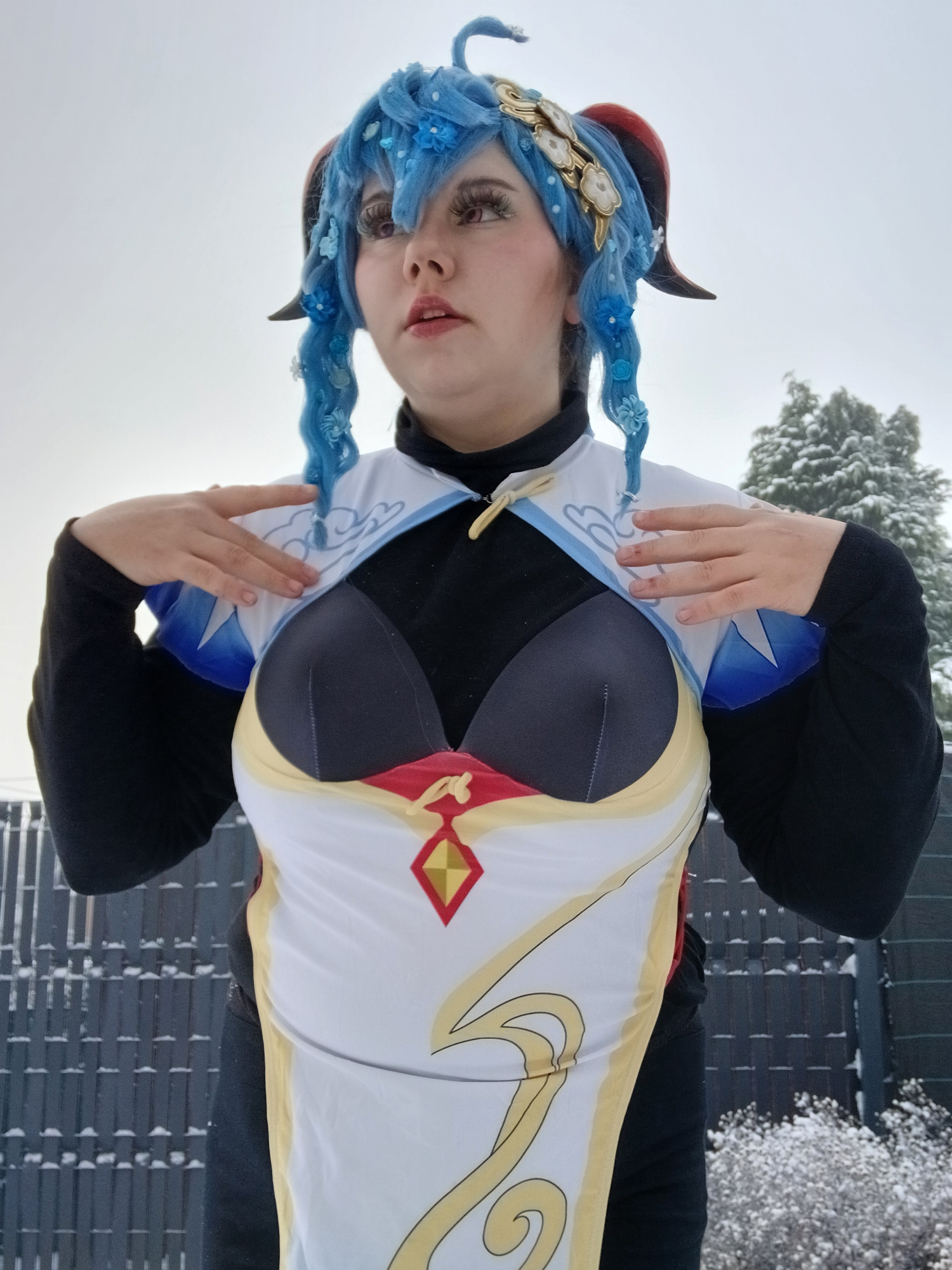 Ganyu in snow - Photo 5