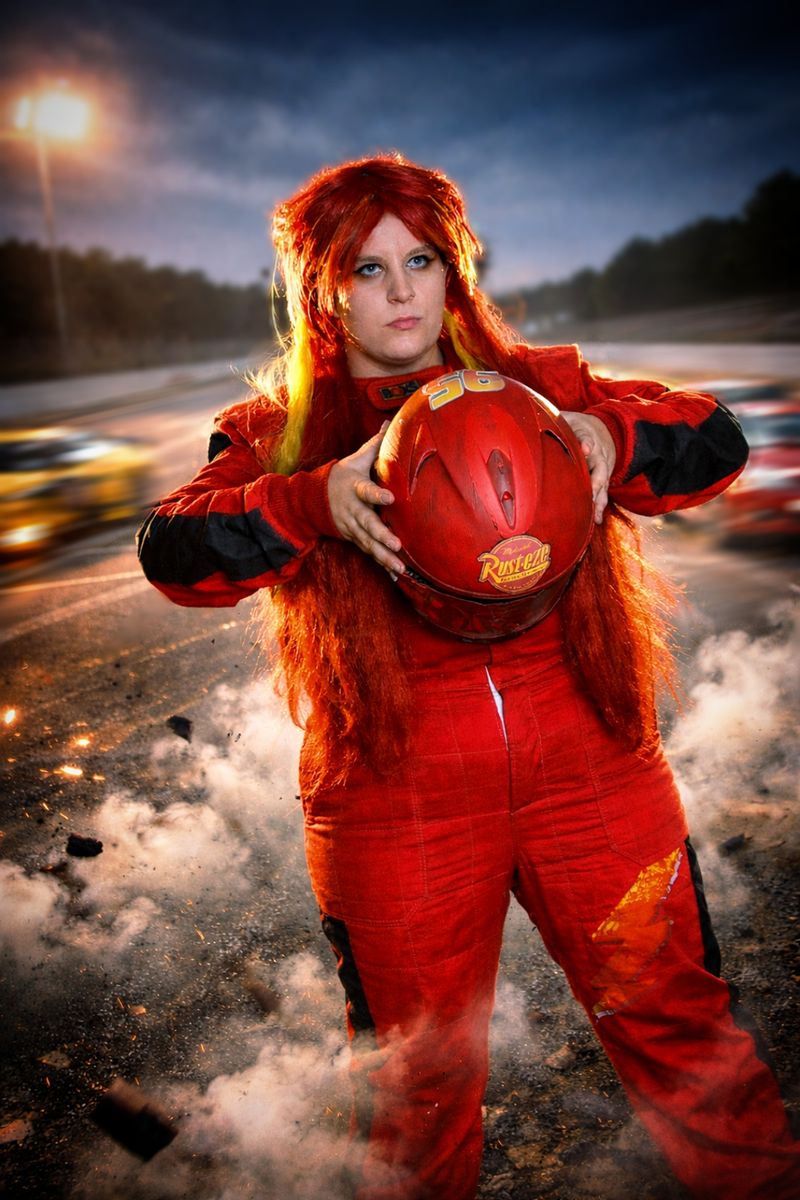 Izumi_cosplay_ – Cars flash mcqueen 
