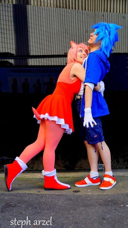 Kogenta_cosplay – Sonic & Amy Rose