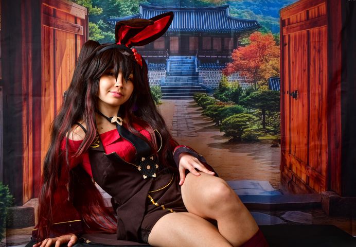 Hu tao bunny