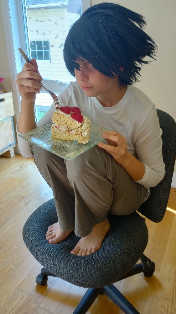 L avec gâteau  - Photo 4