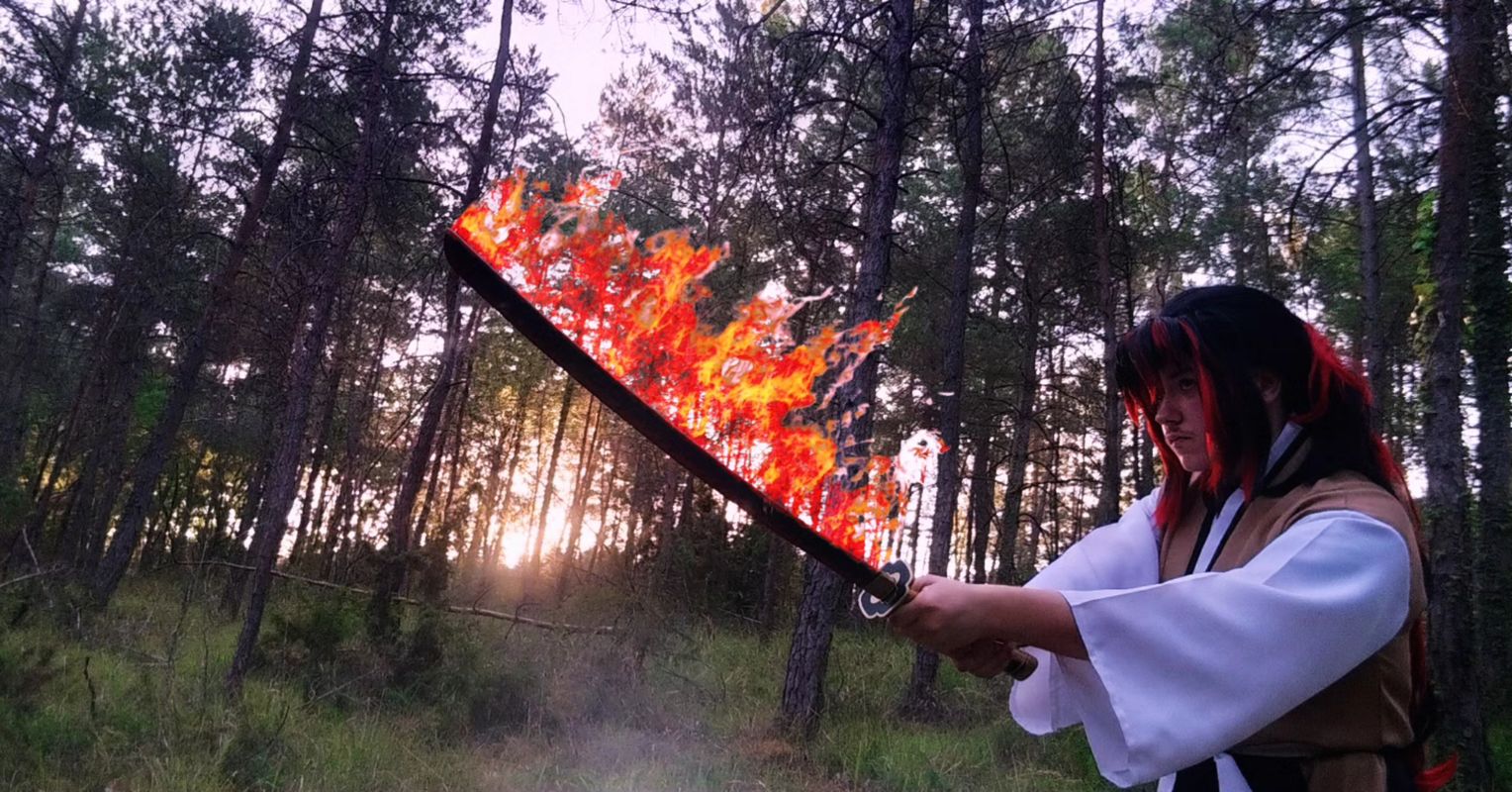 Ryujin_cos – Yoriichi en forêt 